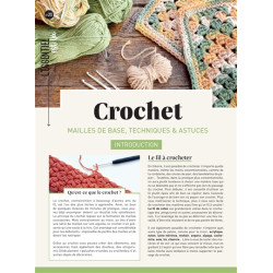 Crochet : mailles de base, techniques & astuces - 9782383550471