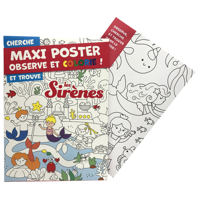 Maxi poster - les sirènes - 9782754234344