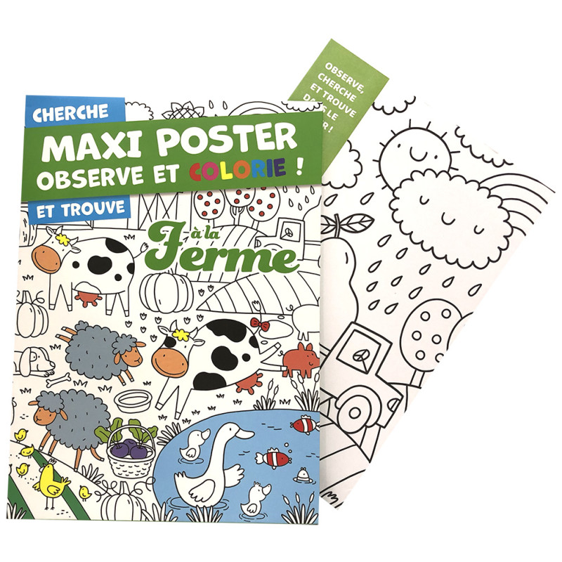 Maxi poster - à la ferme - 9782754234337