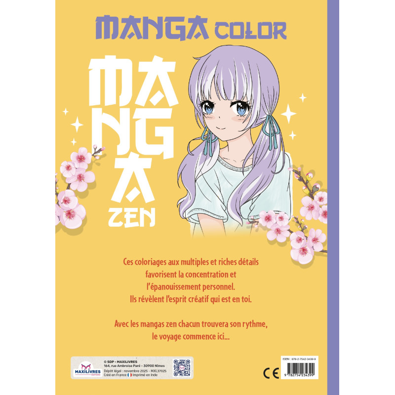 Manga Color - Manga Zen - 9782754234474