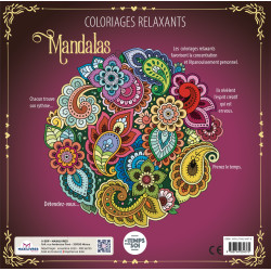 Coloriages relaxants - Mandalas - 9782754234375