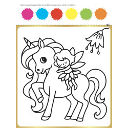 12 Licornes à peindre - 9782754232296