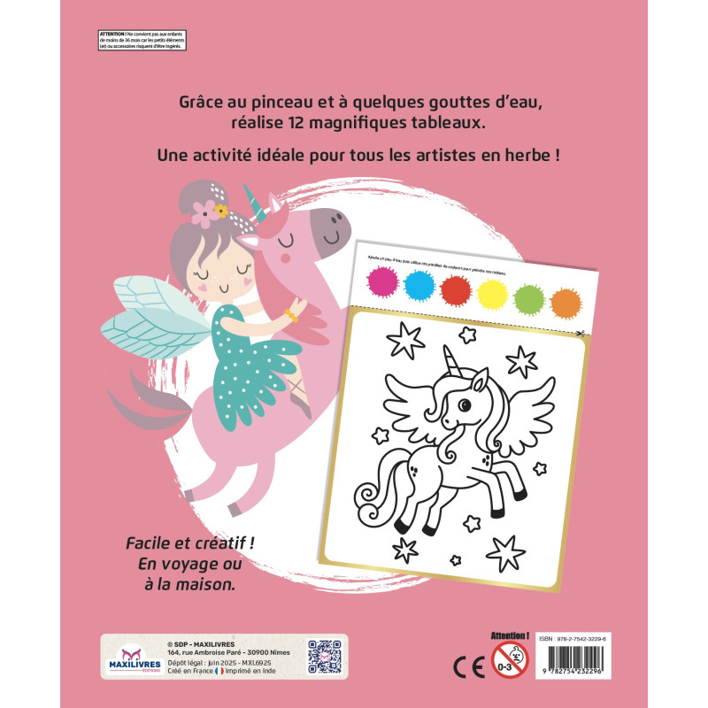 12 Licornes à peindre - 9782754232296