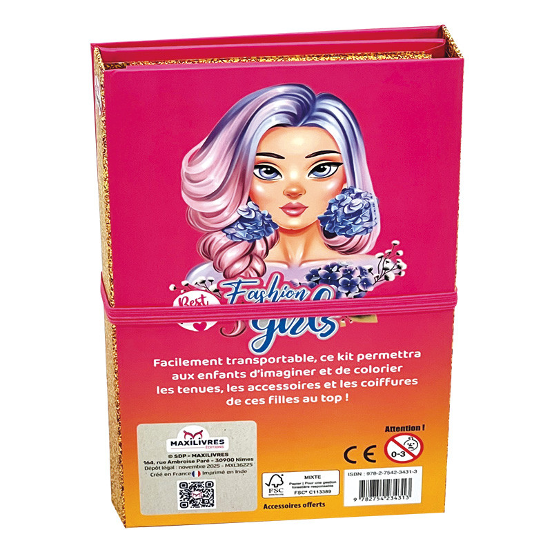 KIT COLOR - Fashion Girl - 9782754234306