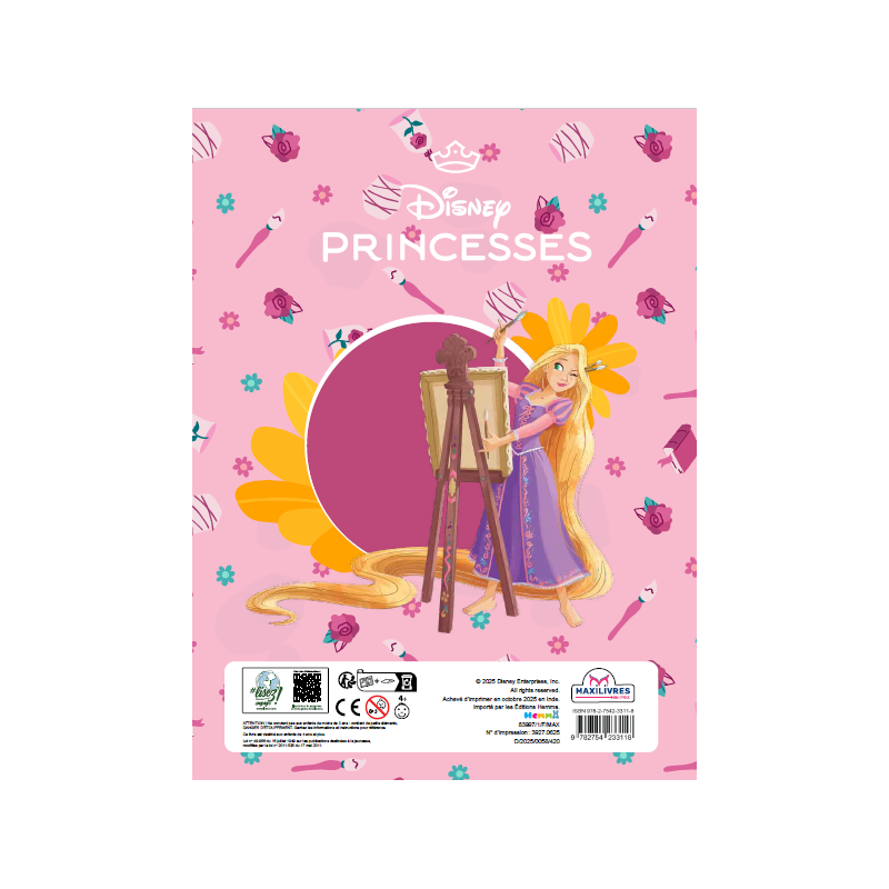 Color XL + Stickers - PRINCESSES DISNEY - 9782754233118