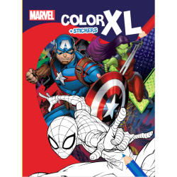 Color XL + Stickers - MARVEL - 9782754233132