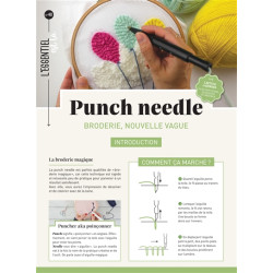 Punch needle : broderie, nouvelle vague - 9782383553410