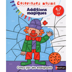 Additions magiques : 6-7 ans, CP - 9782091894560