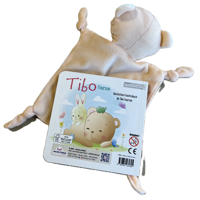 TIBO l'ourson + doudou - 9782754231305