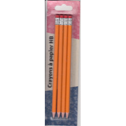 Pochette 4 Crayons à papier - 9782754234528