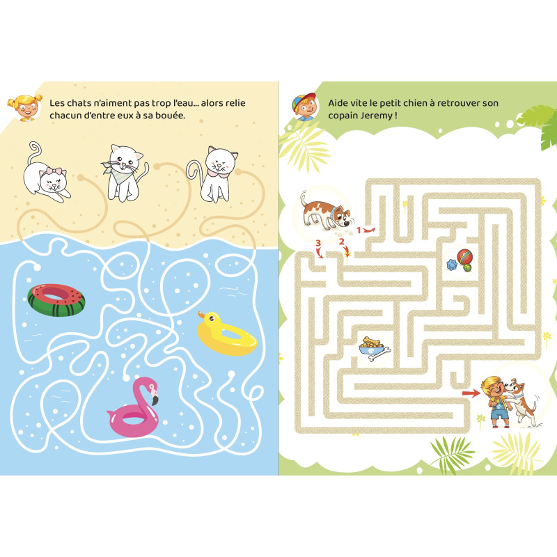 Je ne m'ennuie jamais avec les labyrinthes (bleu) - 9782754229555