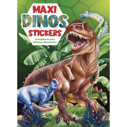 MAXI DINOS stickers - 9782754234412