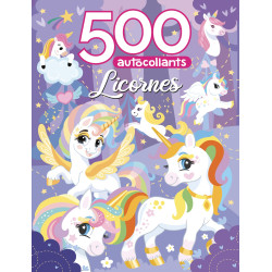 500 Autocollants - LICORNES - 9782754232265