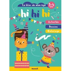 Hi hi hi : chat et koala : le bloc de mon âge, 3-4 ans - 9782508052910