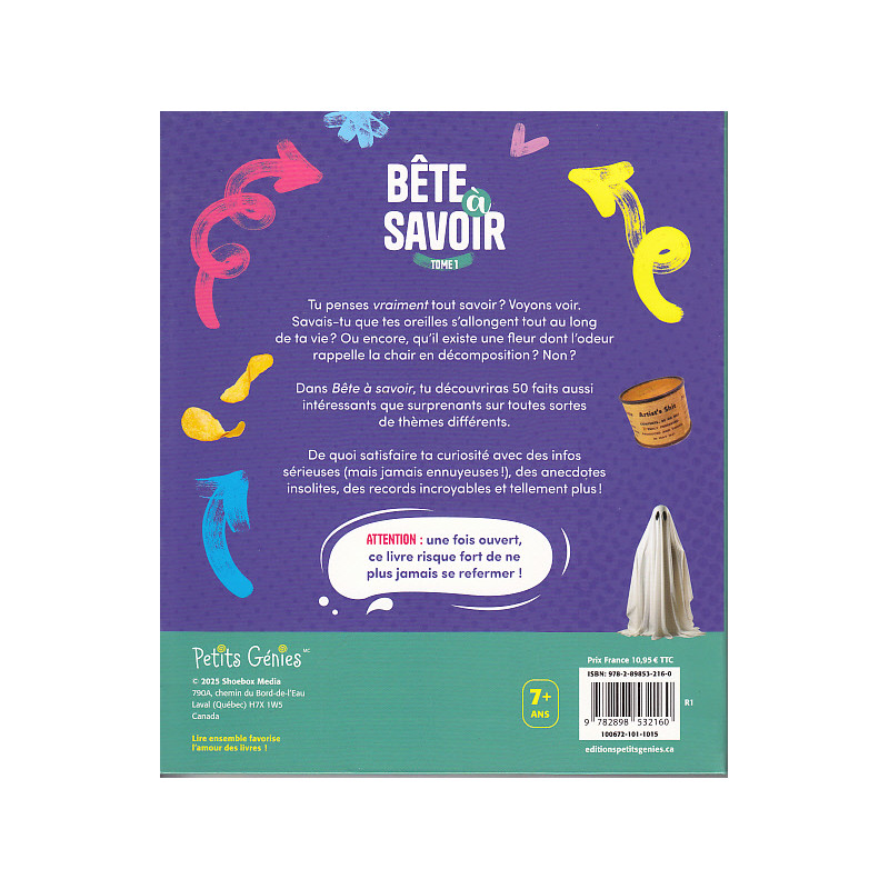 Bête à savoir - TOME 1 - 9782898532160