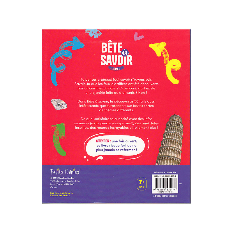 Bête à savoir - TOME 2 - 9782898532177