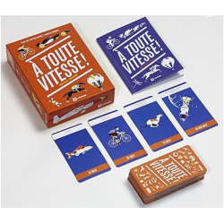 A Toute Vitesse - Jeu De Cartes Illustrées - Estimez La Vitesse Animaux Et Objets - 3770015730038