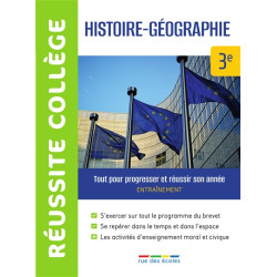 Histoire géographie 3e : tout pour progresser et réussir son année : entraînement - 9782820815019