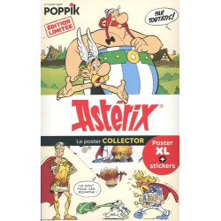 Poppik Astérix : 1 poster + 45 stickers repositionnables - 3760262412207