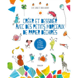 Créer et dessiner avec des petits morceaux de papier déchirés - 9782711425013