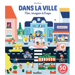 Dans la ville : mon imagier à flaps - 9791027611089