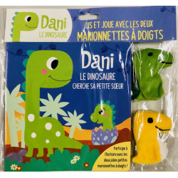 Dani le dinosaure - Marionnettes à doigts - 9782754231220