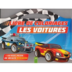 Livre de coloriages  Les voitures (+ stickers) - 9783849901059