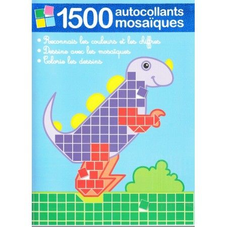 1500 autocollants mosaïques - 9782754214728