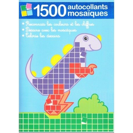 1500 autocollants mosaïques