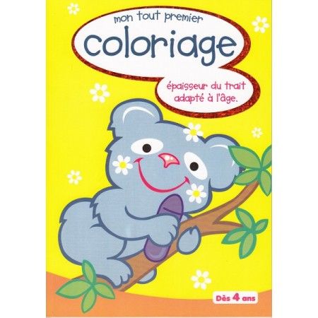 Mon tout premier coloriage  (jaune) - 9782754206709