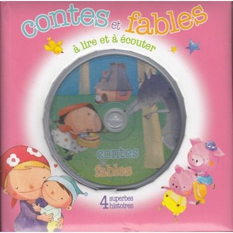 Contes et fables à lire et à écouter (rose)