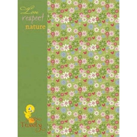 Cahier - Tweety - Love respect Nature (VERT)