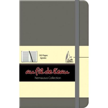 Carnet de notes - 9x14 - rigide - gris