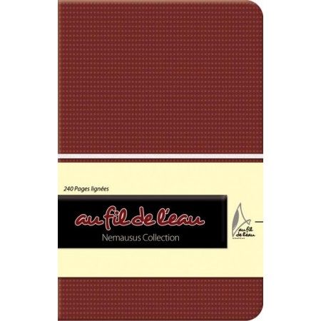 Carnet de notes - 9x14 - souple - bordeaux